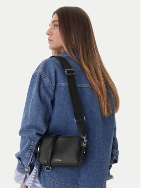 Calvin Klein Calvin Klein Kabelka Webbing Double Strap Camera Bag LV04F3165G Čierna