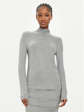 PINKO PINKO Bluse Koch 104453 A2B4 Grau Regular Fit