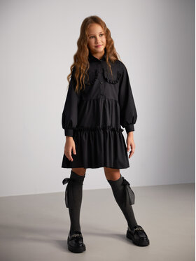 SLY SLY Sukienka codzienna 4S-206A Czarny Comfortable Fit