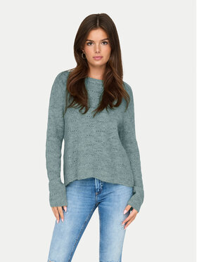 ONLY ONLY Sweter 15234745 Zielony Regular Fit