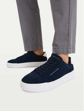 Tommy Hilfiger Tommy Hilfiger Tenisice Th Court Core Suede FM0FM05716 Tamnoplava