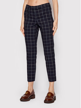 Marella Marella Чино панталони Girante 31311021 Тъмносин Regular Fit