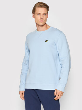 Lyle & Scott Lyle & Scott Bluza Crew Neck ML424VOG Niebieski Regular Fit