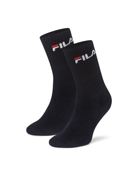Fila Fila Muške visoke čarape F4401-AW24 (2-pack) Crna