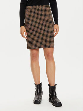 Fransa Fransa Ceruzaszoknya Noreen 20614444 Barna Slim Fit