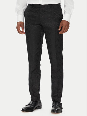 KARL LAGERFELD KARL LAGERFELD Spodnie garniturowe 255002 553038 Czarny Slim Fit