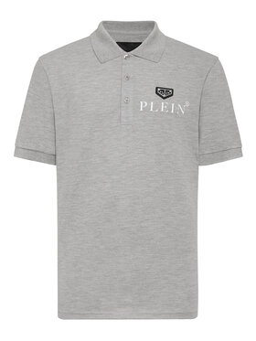 PHILIPP PLEIN PHILIPP PLEIN Polokošeľa 9553 Sivá Slim Fit