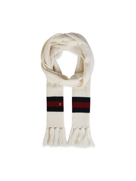 Tommy Hilfiger Tommy Hilfiger Écharpe Luxe Cable Scarf AW0AW13840 Blanc