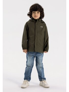minoti minoti Kurtka przeciwdeszczowa 27KMJACKET3 Khaki Regular Fit