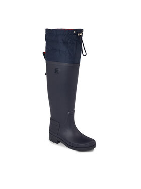 Tommy Hilfiger Tommy Hilfiger Stiefel Tommy Tartan Rubberboot FW0FW07664 Blau