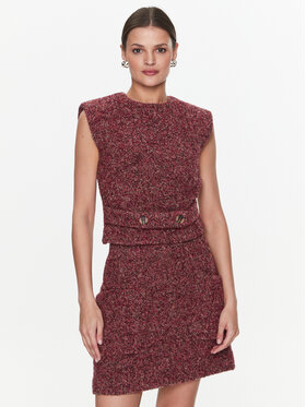 Remain Remain Top Cilie RM1840 Bordo rdeča Regular Fit