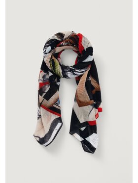 Desigual Desigual Μαντήλι FOU_NEWSPAPER_LACROIX Πράσινο