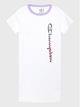 Champion Champion Повсякденна сукня 404672 Білий Regular Fit