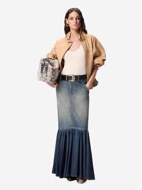 PINKO PINKO Kurtka outdoor BAILEE BLOUSON NAPPA LEGGERA Beżowy Comfortable Fit