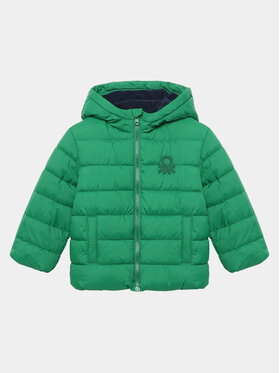 United Colors Of Benetton United Colors Of Benetton Pūkinė striukė 2WU0GN00K Žalia Regular Fit