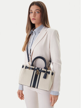 Tommy Hilfiger Tommy Hilfiger Дамска чанта American Icon Mini Tote Canvas AW0AW18543 Цветен