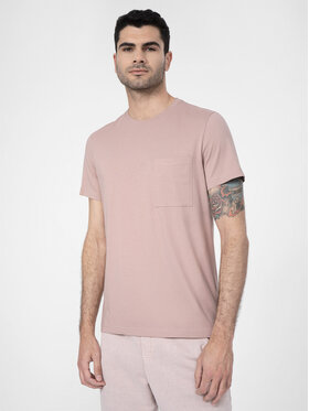 4F 4F Tricou 4FSS23TTSHM297 Roz Regular Fit