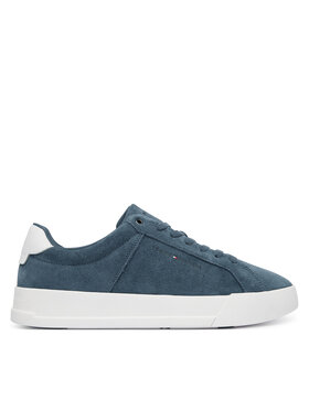 Tommy Hilfiger Tommy Hilfiger Sneakersy Th Court Suede FM0FM05824 Modrá