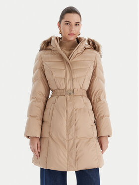 Guess Guess Kurtka puchowa W5BL30 W2802 Beżowy Regular Fit