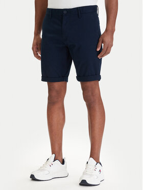 Tommy Jeans Tommy Jeans Szorty materiałowe Scanton DM0DM22852 Granatowy Slim Fit