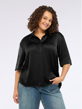 Fiorella Rubino Fiorella Rubino Koszula 5037T001440N033 Czarny Regular Fit
