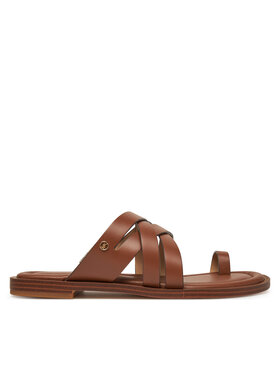 MICHAEL Michael Kors MICHAEL Michael Kors Žabky Nora 40S5NOFS1L Hnědá