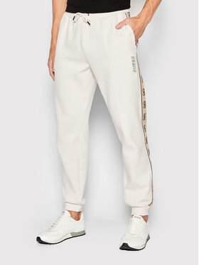 Guess Guess Παντελόνι φόρμας Z2YB09 KA3P1 Λευκό Regular Fit