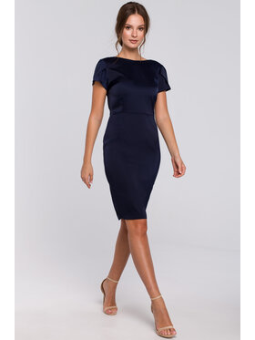 Makover Makover Abito da sera K041 Blu scuro Regular Fit