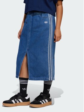 adidas adidas Spódnica jeansowa 142611 Błękitny Regular Fit