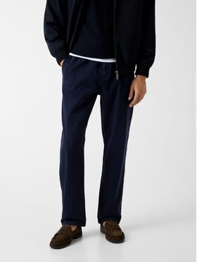 Guess Guess Spodnie materiałowe 180686 Niebieski Regular Fit