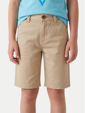 Guess Guess Riidest šortsid L6GD15 WR460 Beež Regular Fit