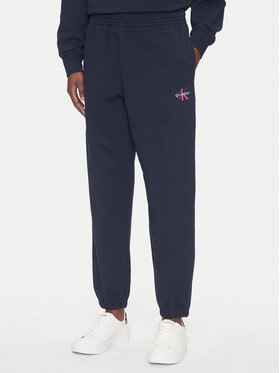 Calvin Klein Jeans Calvin Klein Jeans Pantaloni da tuta Monologo LV047B235G Blu scuro Regular Fit