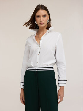 Motivi Motivi Camicia 5274Q000870N011 Bianco Regular Fit