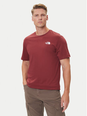 The North Face The North Face T-Shirt Redbox NF0A87NP Rot Regular Fit