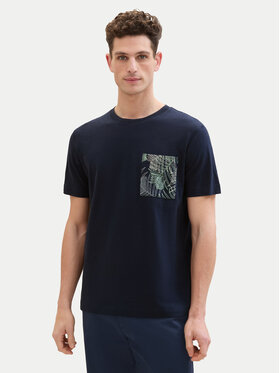 Tom Tailor Tom Tailor Tricou 1040945 Bleumarin Regular Fit