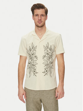 Blend Blend Camicia 20717697 Beige Regular Fit