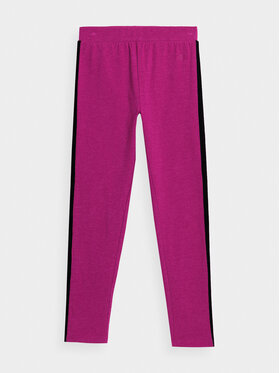 4F 4F Легінси 4FJAW23TTIGF094 Рожевий Slim Fit