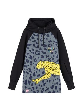 DEEP TRIP DEEP TRIP Bluza techniczna HUNTER Czarny Regular Fit