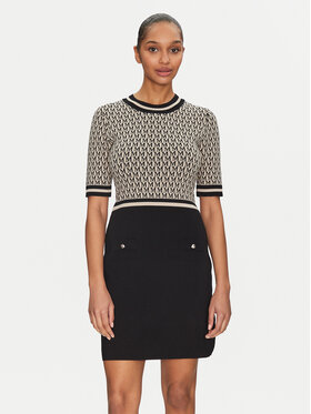 Morgan Morgan Rochie tricotată 251-RMESTEM Bej Slim Fit