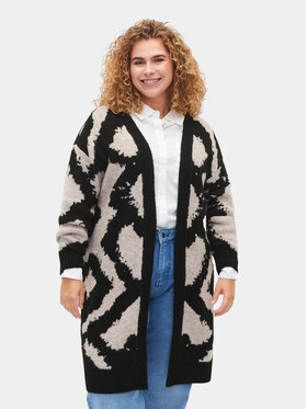 Zizzi Zizzi Кардиган M61219B Черен Regular Fit