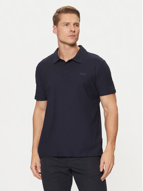 Guess Guess Polo M4YP31 KCD60 Granatowy Regular Fit