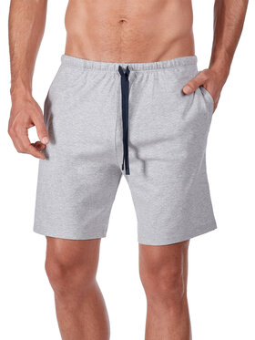Huber Huber Bavlnené šortky 117797 Sivá Regular Fit