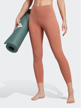 adidas adidas Legingi Yoga Studio Luxe 7/8 Leggings HR5415 Brūns