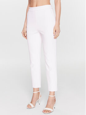 Pinko Pinko Spodnie materiałowe Parana 100137 A0HC Różowy Slim Fit