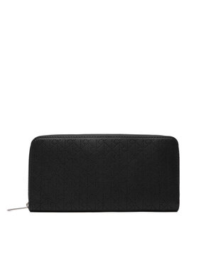 Calvin Klein Calvin Klein Peňaženka Emblem Aop Perfor Lg Zip Around LV04F1151G Čierna