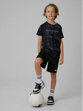 4F 4F Pantaloncini sportivi 4FJRSS26TFSHM1693-20S Nero Regular Fit