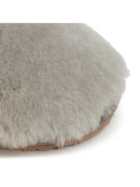 Mou Papuče Closed Toe Sheepskin Slipper Siva