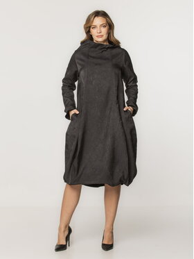 Willsoor Willsoor Sukienka codzienna 67945 Czarny A-Line Fit