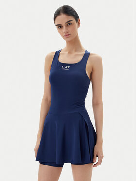 EA7 Emporio Armani EA7 Emporio Armani Тенис рокля 7W000202 AF13282 UB107 Тъмносин Slim Fit