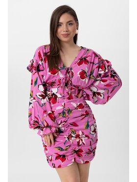 LAURELLA LAURELLA Sukienka codzienna 4UL022 Różowy Regular Fit